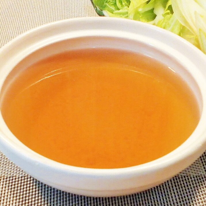 ♪魚介によく合う♡我が家の鍋つゆ*魚醤とにんにく♪